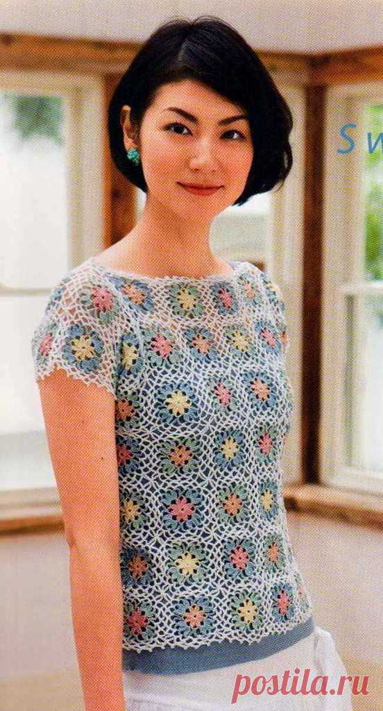 Crochetpedia: Crochet Tshirt Blouse