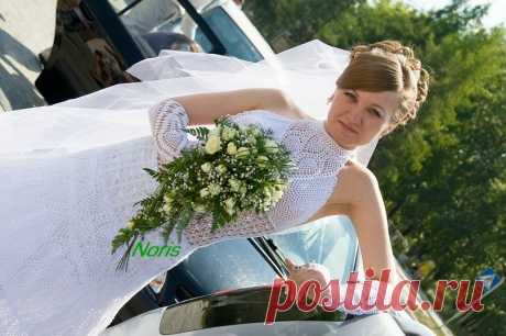 Платье и длинные митенки