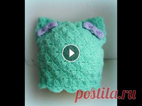 Вязаная шапка крючком Котошапка Очень легкая! Очень простая шапка крюком, вяжется очень быстро! Присылайте фото своих работ на почту - vaizyradosti@gmail.com Рутуб: Яндекс-дзен:...