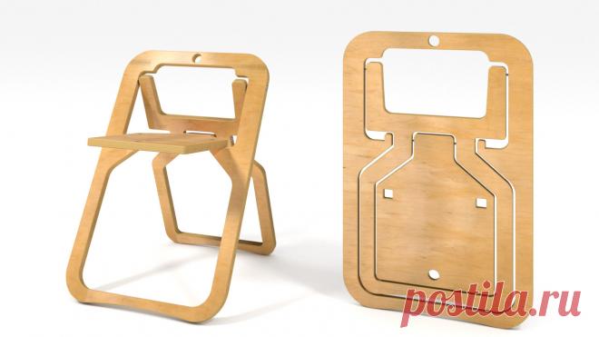 Складной стул(фанера 21мм) | chertezhi-zakazhi.ru