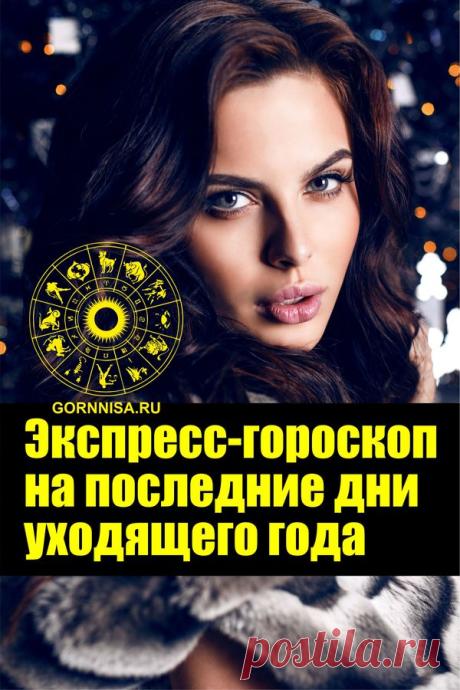 Экспресс-гороскоп на последние дни уходящего года — ГОРНИЦА