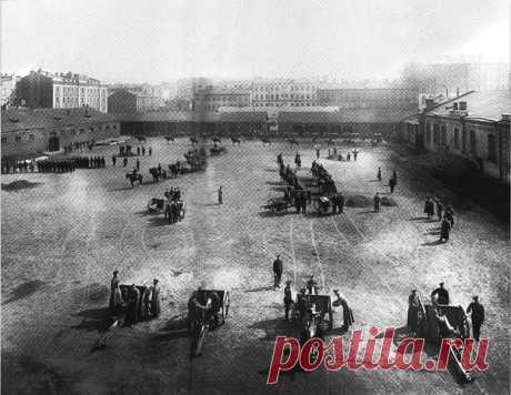 Лейб-гвардии I-я Артиллерийская бригадтава на плацу. 1913 / Историческая справка