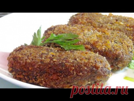 Как приготовить очень вкусные котлетки из гречки с грибами(Постное блюдо) - YouTube