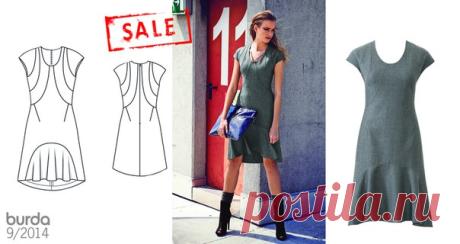 SALE! Выкройка за 85 руб.
Шьем платье со скругленными рельефными швами по Burda 9/2014, выкройка №: 122 - https://vk.cc/6byC4M

Эта коллекция была бы неполной без маленького... серого платья, которое будет великолепно смотреться не только в офисе. Скругленные рельефные швы в верхней части подчеркивают женственные формы, а втачной клин годе спереди вносит в образ кокетливую нотку.
Показать полностью…