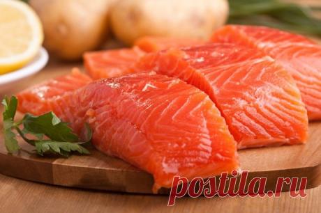 Рыбка красная соленая