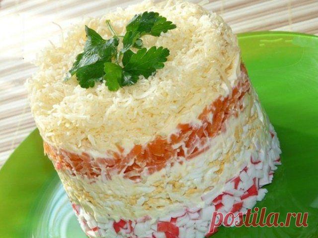 Слоеный салат «Нежность»