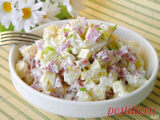 Салат с картошкой и сыром - Повар.ру