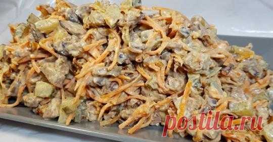 Салат всего из 4-х ингредиентов, но вкус бесподобный!