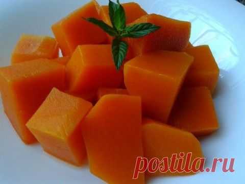 Рецепт № 1.Тыква как ананас!