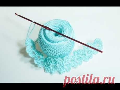 Простое ленточное кружево Урок 14    A simple tape lace Lesson 14