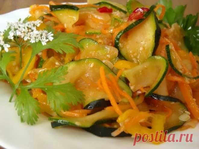 Кабачки по-корейски / Простые рецепты