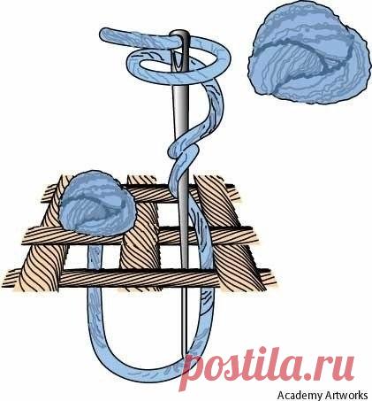 Вышивка французским узелком