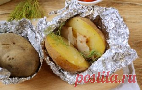 Картошка с салом в духовке в фольге: пошаговый  рецепт  с фото, список продуктов,  калорийность, БЖУ