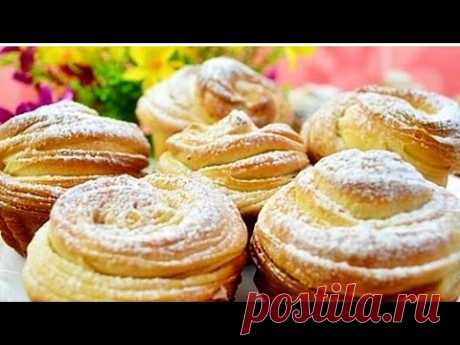 Обалденные! Слоёные Булочки к чаю. Краффины очень вкусные.
