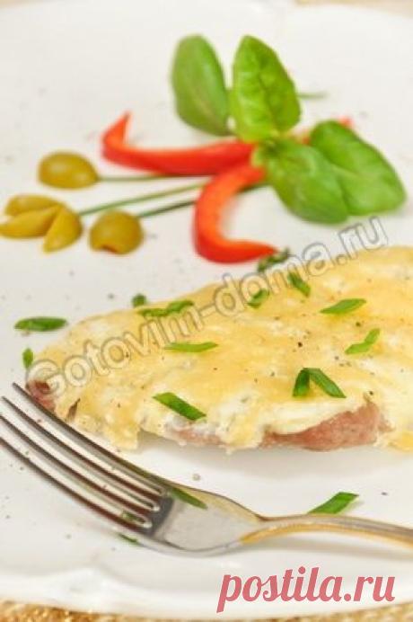Рецепт: Мясо по-французски