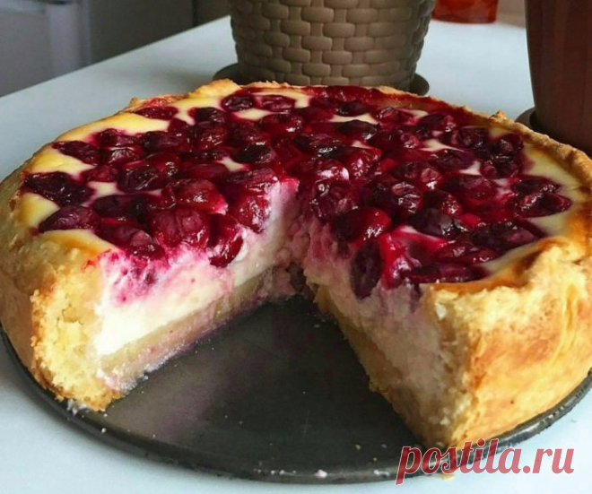Бесподобный ягодный пирог с нежной начинкой — вкусно и очень красиво