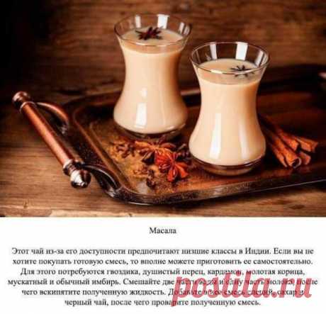 Рецепты вкусного чая