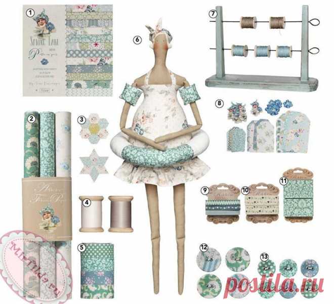 Новая тильда весенняя-летняя коллекция 2015 Spring Lake-Apple Bloom