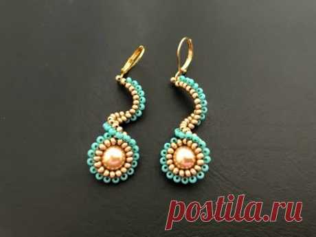Stylish Beaded Earrings || How to make Beaded Earrings