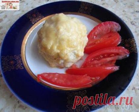 Заливной пирог с картофелем и мясом