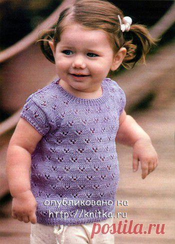 Кофточка для малышки "Сердечки"