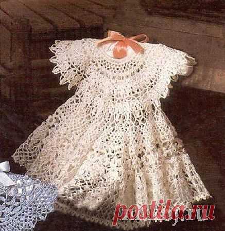 Кружевное платице для девочки