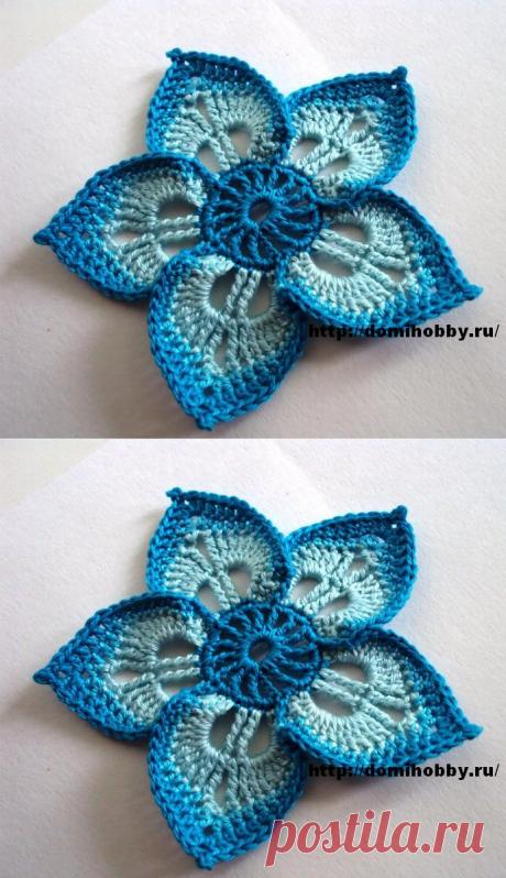 ЦВЕТОК КРЮЧКОМ - ЧУДО .