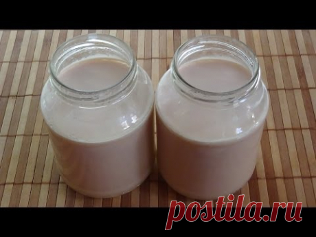 Как приготовить домашнюю ряженку.