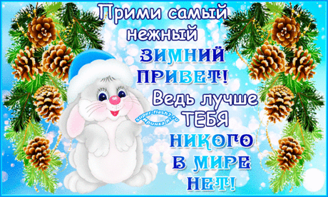 Зимний привет для тебя! · Музыкальные Флеш, Поздравления