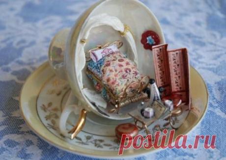 Домик в чашке