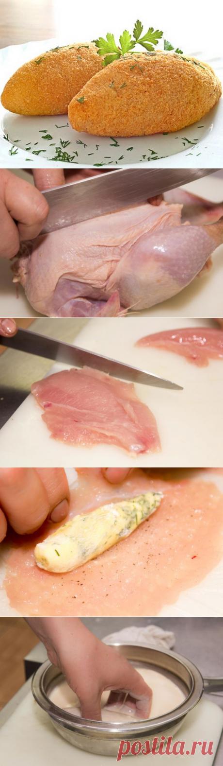 Котлеты по-киевски. Подробный рецепт - Вкусные рецепты