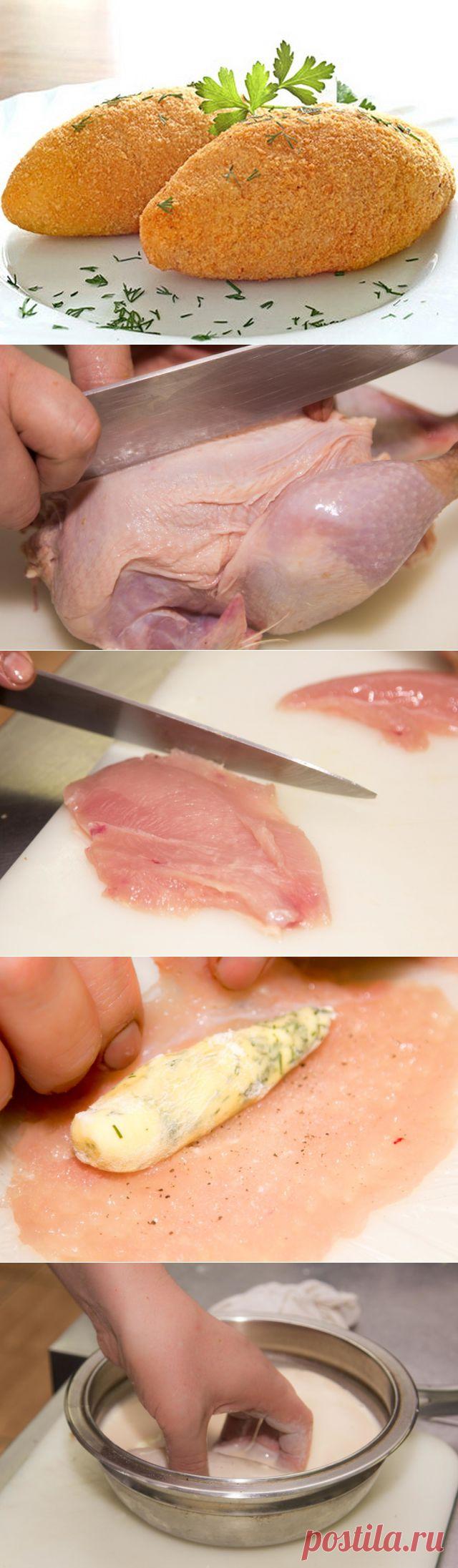 Котлеты по-киевски. Подробный рецепт - Вкусные рецепты