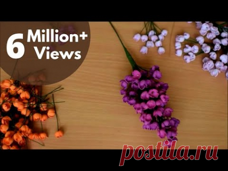 How To Make Flowers : craft |Foam Flowers| tutorial(Diy)