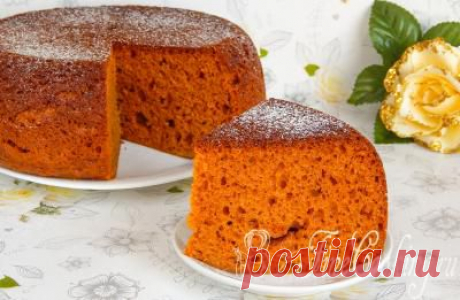 Карамельный бисквит в мультиварке - FineCooking.ru