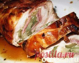 Рулет из куриной грудки - Простые рецепты Овкусе.ру