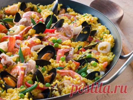 Кухня Испании - паэлья с морепродуктами