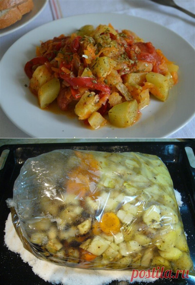 Овощное рагу с кабачками и картошкой
