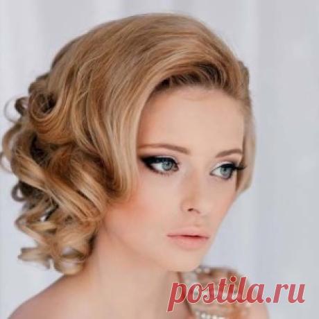 Прическа вечерняя на средние волосы | Стрижки и Прически