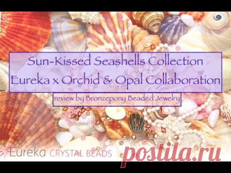 Eureka Crystal Beads Collection Sun Kissed seashells