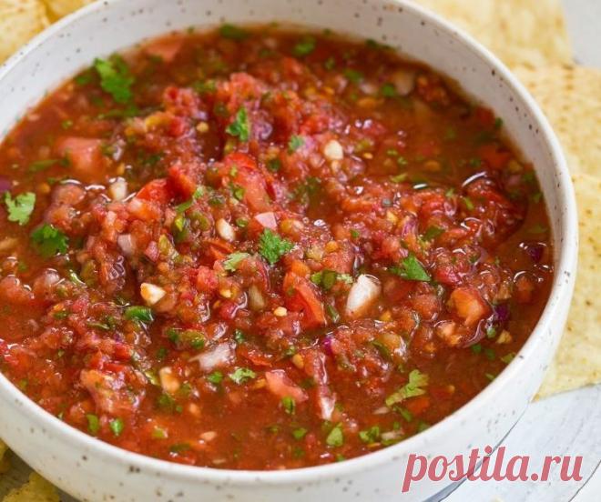 Лучший домашний рецепт соуса Сальса | О вкусной еде