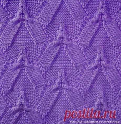 Узор спицами