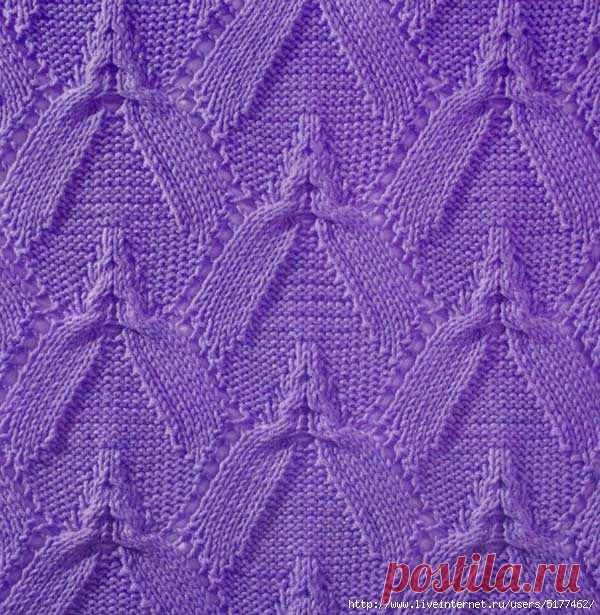 Узор спицами