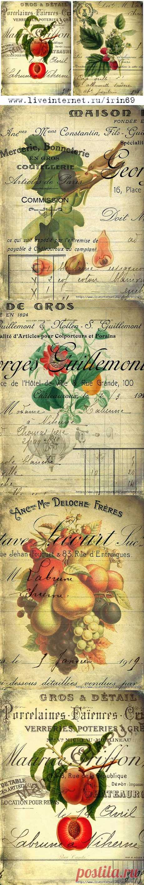 Vintage Botanique.