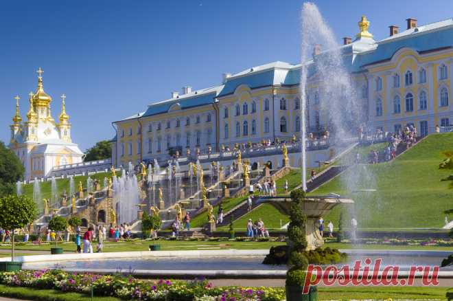 Русское барокко:Большой дворец в Петергофе.Часть 1