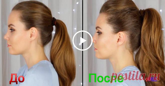 Как сделать объемный хвост за 5 минут! » Женский Мир