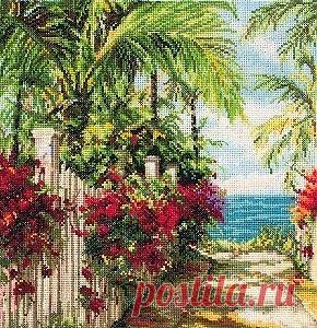 Anchor PCE606 Seaside walk (вышивание крестом, схема)