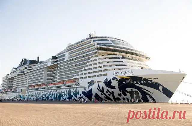 Круизный лайнер MSC Euribia прошел процесс русификации.