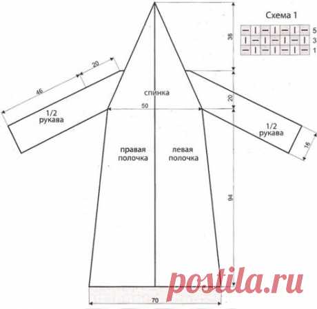 Пальто с цветами.