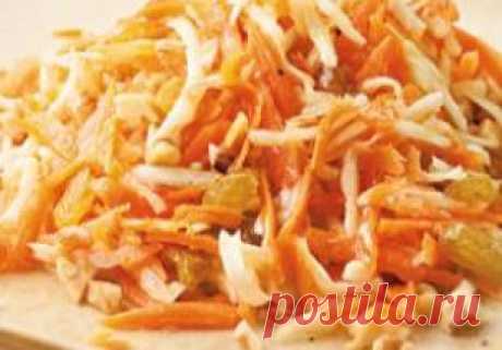 Салат из сельдерея и моркови