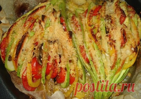 Кабачковый веер- вкусно, быстро и полезно